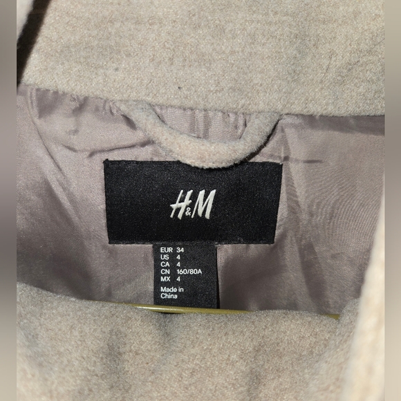 H&M Beige Coat - Picture 4 of 5